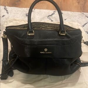 Vince Camuto Black Leather Women's Bag